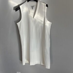 SPANX White V-Neck Tank dress